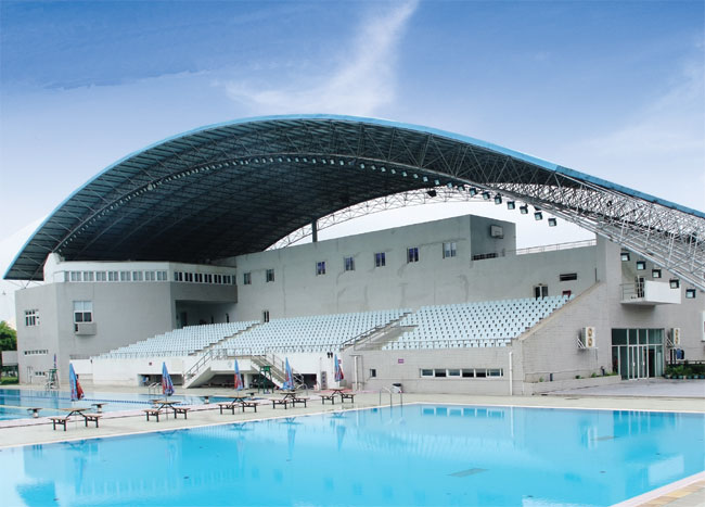 东丽游泳馆网架